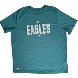 NFL Philadelphia Eagles Shirt Men XXL 2XL Authentic Football Team Sportswear SEE